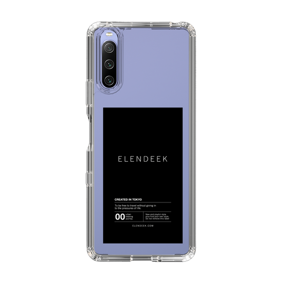 Slim Protection Case［ ELENDEEK - Logo Sticker - Black ］