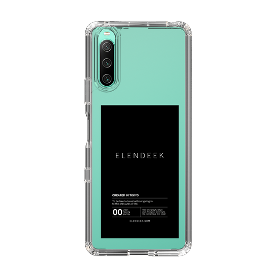 Slim Protection Case［ ELENDEEK - Logo Sticker - Black ］