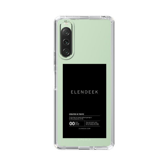 Slim Protection Case［ ELENDEEK - Logo Sticker - Black ］