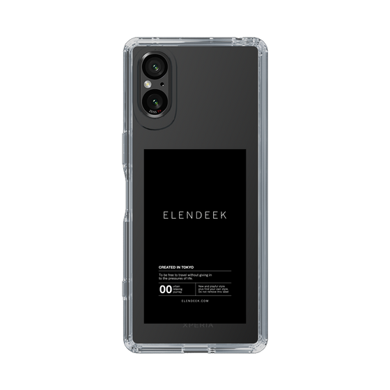 Slim Protection Case［ ELENDEEK - Logo Sticker - Black ］