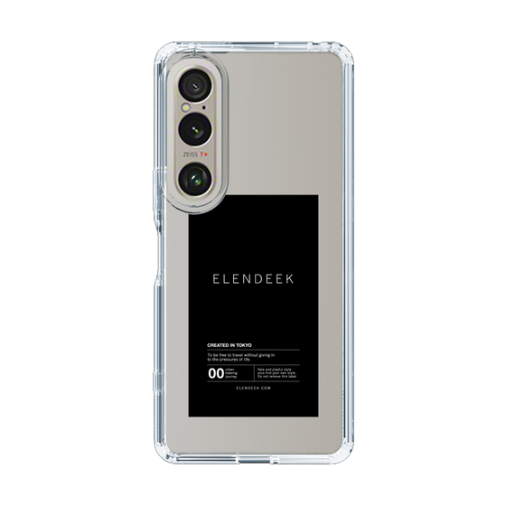 Slim Protection Case［ ELENDEEK - Logo Sticker - Black ］