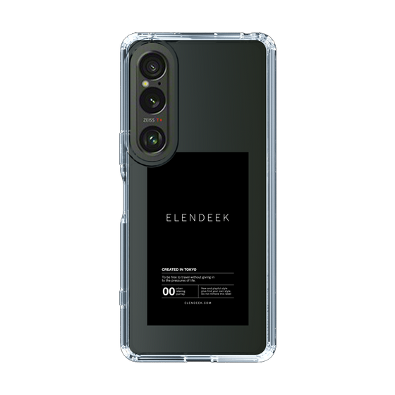Slim Protection Case［ ELENDEEK - Logo Sticker - Black ］