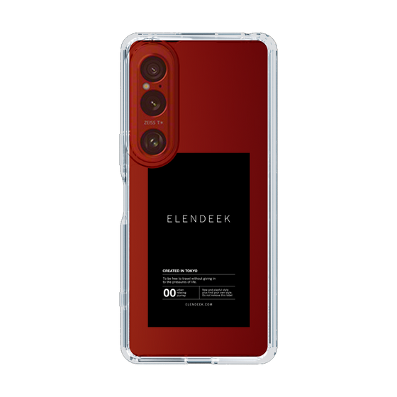 Slim Protection Case［ ELENDEEK - Logo Sticker - Black ］