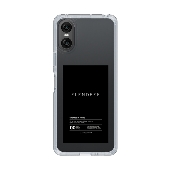 Slim Protection Case［ ELENDEEK - Logo Sticker - Black ］