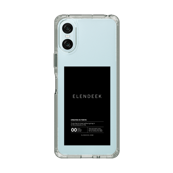 Slim Protection Case［ ELENDEEK - Logo Sticker - Black ］