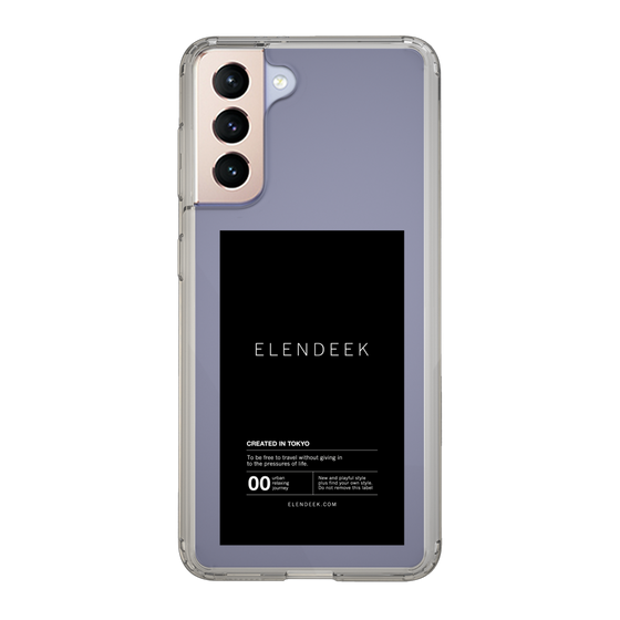 Slim Protection Case［ ELENDEEK - Logo Sticker - Black ］