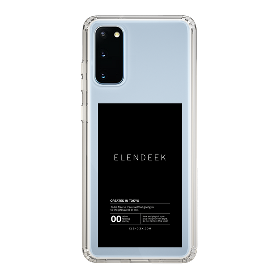 Slim Protection Case［ ELENDEEK - Logo Sticker - Black ］