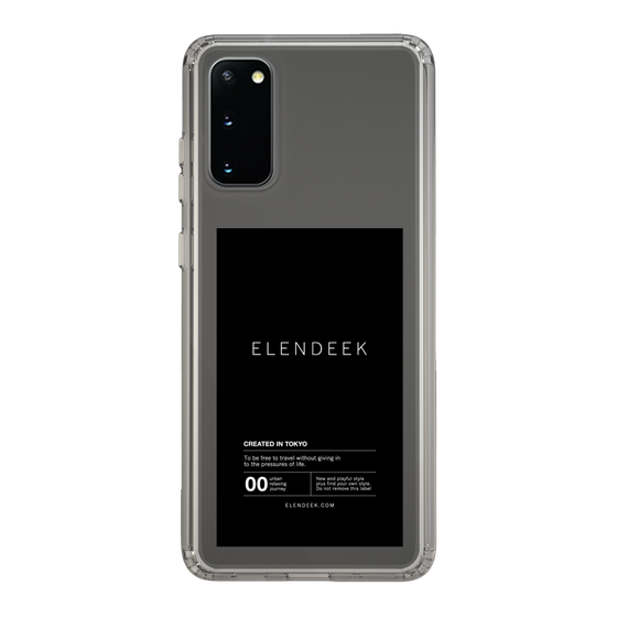 Slim Protection Case［ ELENDEEK - Logo Sticker - Black ］
