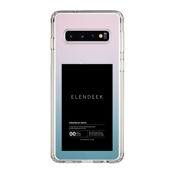 Slim Protection Case［ ELENDEEK - Logo Sticker - Black ］