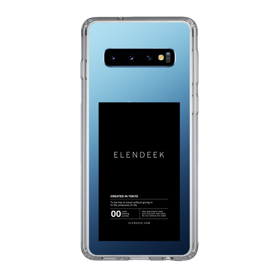 Slim Protection Case［ ELENDEEK - Logo Sticker - Black ］