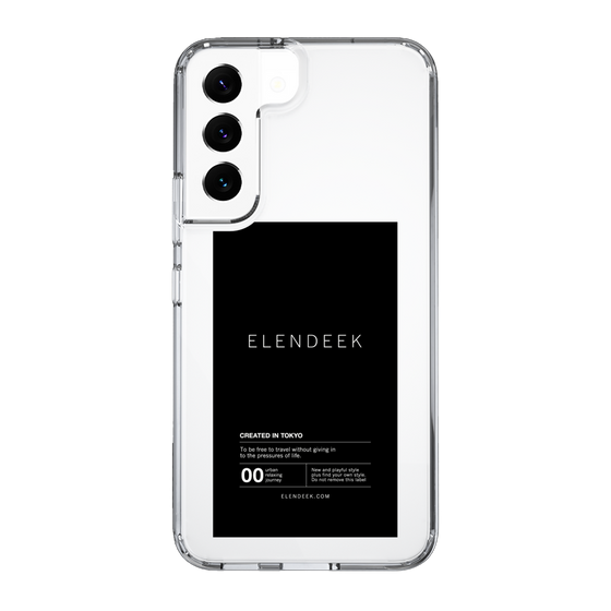 Slim Protection Case［ ELENDEEK - Logo Sticker - Black ］