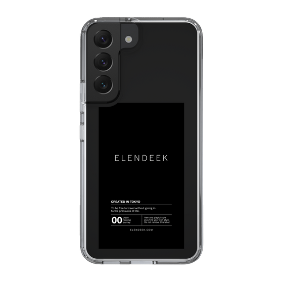 Slim Protection Case［ ELENDEEK - Logo Sticker - Black ］