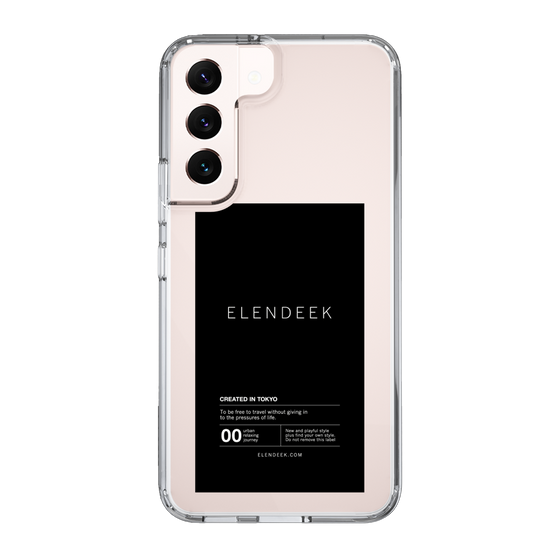 Slim Protection Case［ ELENDEEK - Logo Sticker - Black ］