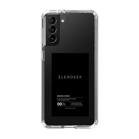 Slim Protection Case［ ELENDEEK - Logo Sticker - Black ］