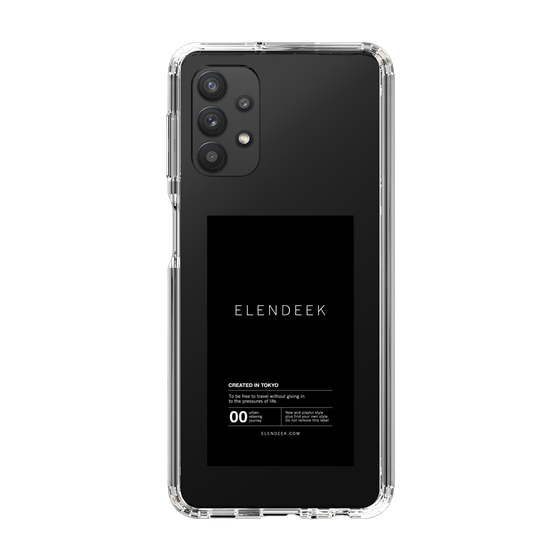 Slim Protection Case［ ELENDEEK - Logo Sticker - Black ］