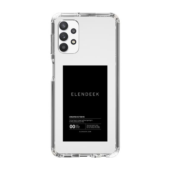Slim Protection Case［ ELENDEEK - Logo Sticker - Black ］