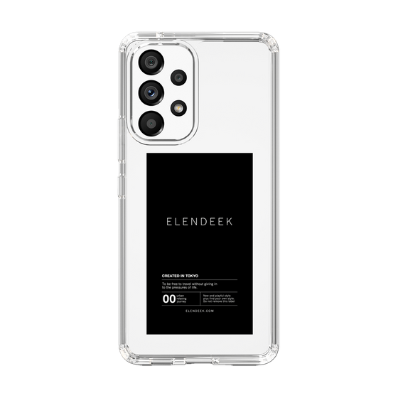 Slim Protection Case［ ELENDEEK - Logo Sticker - Black ］