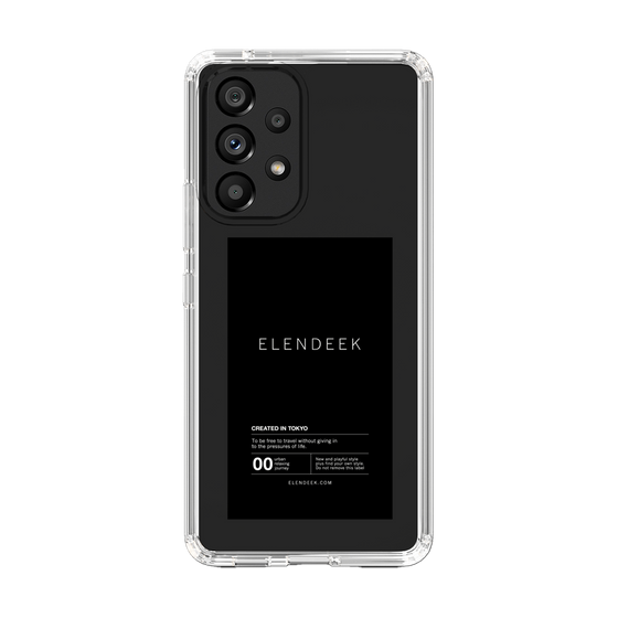 Slim Protection Case［ ELENDEEK - Logo Sticker - Black ］