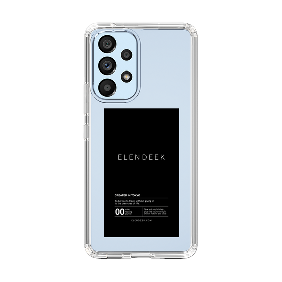 Slim Protection Case［ ELENDEEK - Logo Sticker - Black ］
