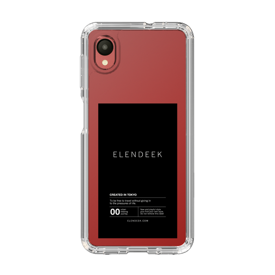 Slim Protection Case［ ELENDEEK - Logo Sticker - Black ］