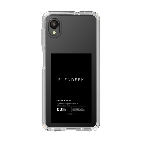Slim Protection Case［ ELENDEEK - Logo Sticker - Black ］