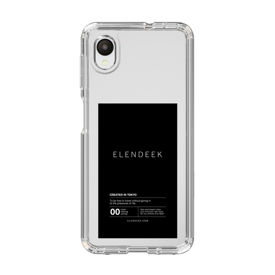 Slim Protection Case［ ELENDEEK - Logo Sticker - Black ］