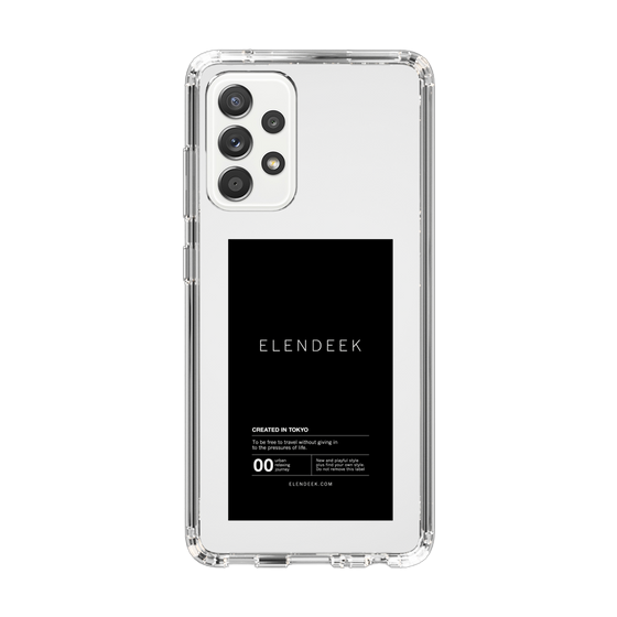 Slim Protection Case［ ELENDEEK - Logo Sticker - Black ］