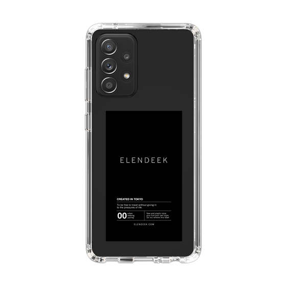 Slim Protection Case［ ELENDEEK - Logo Sticker - Black ］