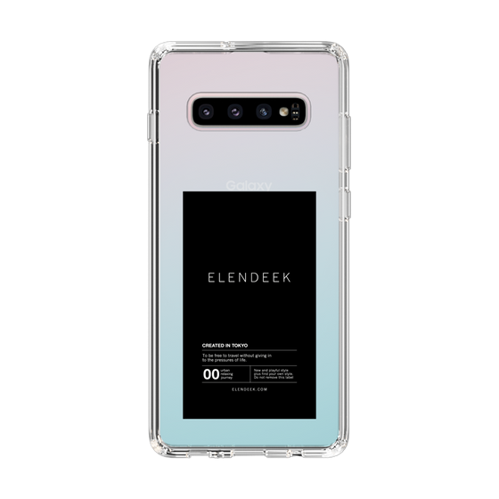 Slim Protection Case［ ELENDEEK - Logo Sticker - Black ］