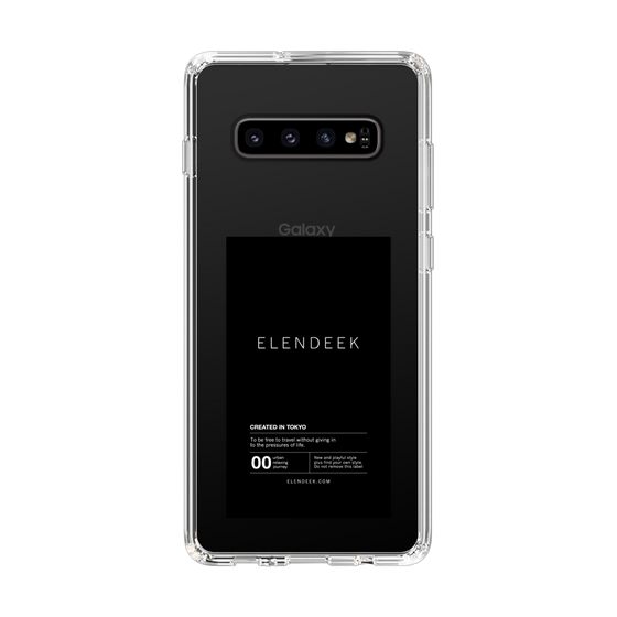 Slim Protection Case［ ELENDEEK - Logo Sticker - Black ］