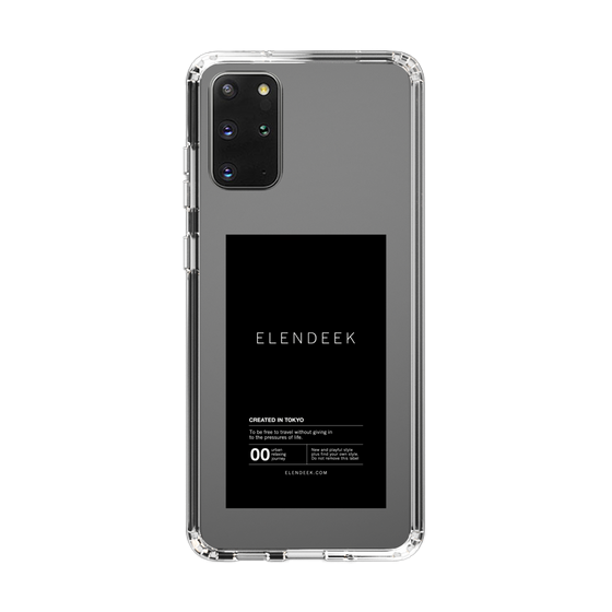 Slim Protection Case［ ELENDEEK - Logo Sticker - Black ］