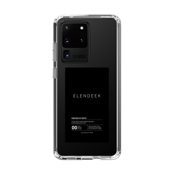 Slim Protection Case［ ELENDEEK - Logo Sticker - Black ］