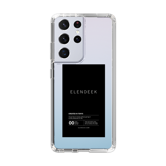 Slim Protection Case［ ELENDEEK - Logo Sticker - Black ］