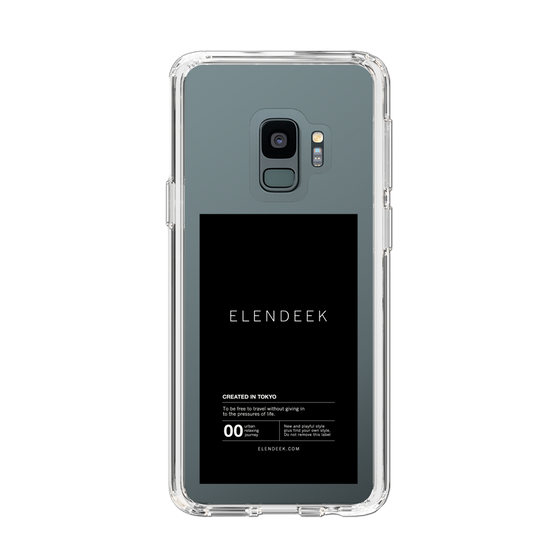 Slim Protection Case［ ELENDEEK - Logo Sticker - Black ］