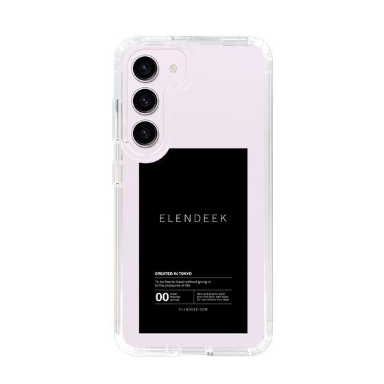 Slim Protection Case［ ELENDEEK - Logo Sticker - Black ］