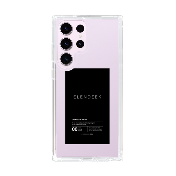 Slim Protection Case［ ELENDEEK - Logo Sticker - Black ］