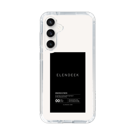 Slim Protection Case［ ELENDEEK - Logo Sticker - Black ］