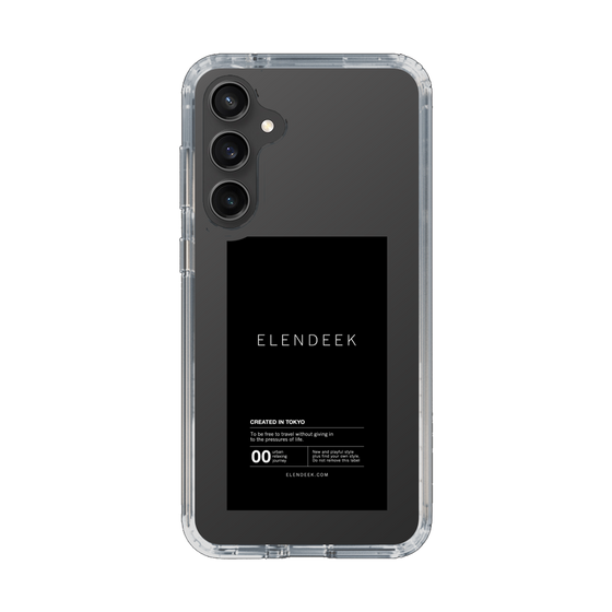 Slim Protection Case［ ELENDEEK - Logo Sticker - Black ］