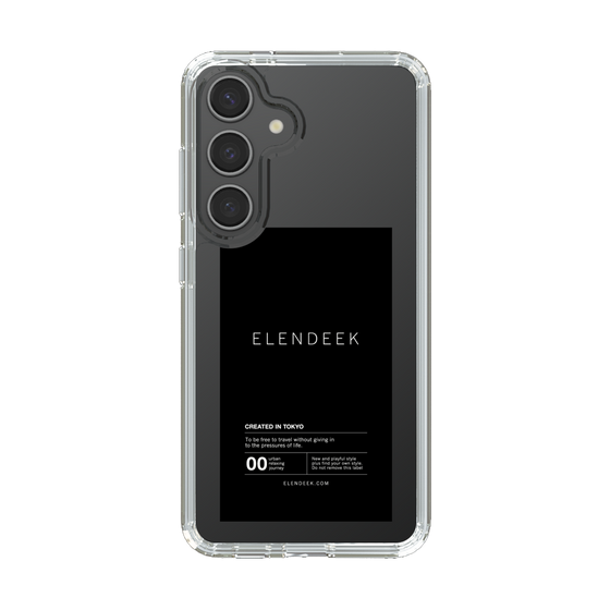 Slim Protection Case［ ELENDEEK - Logo Sticker - Black ］