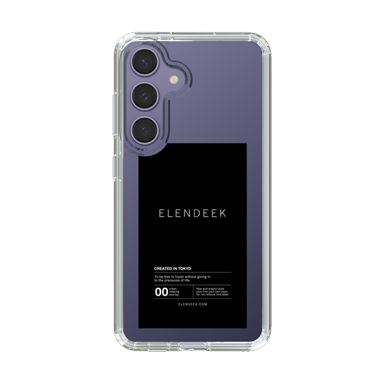 Slim Protection Case［ ELENDEEK - Logo Sticker - Black ］