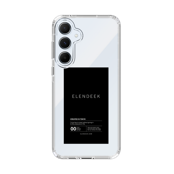 Slim Protection Case［ ELENDEEK - Logo Sticker - Black ］