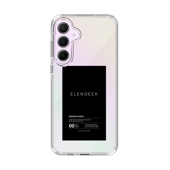 Slim Protection Case［ ELENDEEK - Logo Sticker - Black ］