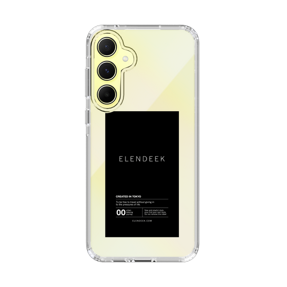 Slim Protection Case［ ELENDEEK - Logo Sticker - Black ］