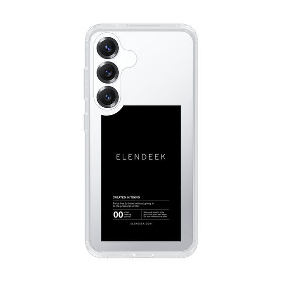 Slim Protection Case［ ELENDEEK - Logo Sticker - Black ］