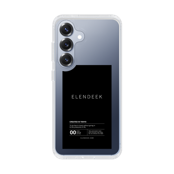 Slim Protection Case［ ELENDEEK - Logo Sticker - Black ］
