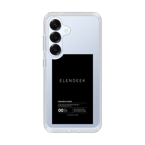 Slim Protection Case［ ELENDEEK - Logo Sticker - Black ］