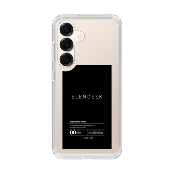 Slim Protection Case［ ELENDEEK - Logo Sticker - Black ］