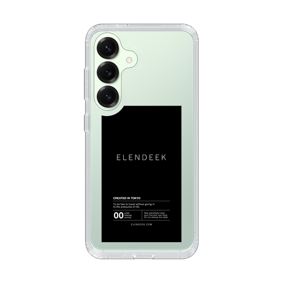 Slim Protection Case［ ELENDEEK - Logo Sticker - Black ］