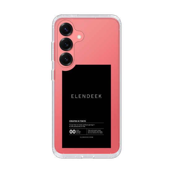 Slim Protection Case［ ELENDEEK - Logo Sticker - Black ］