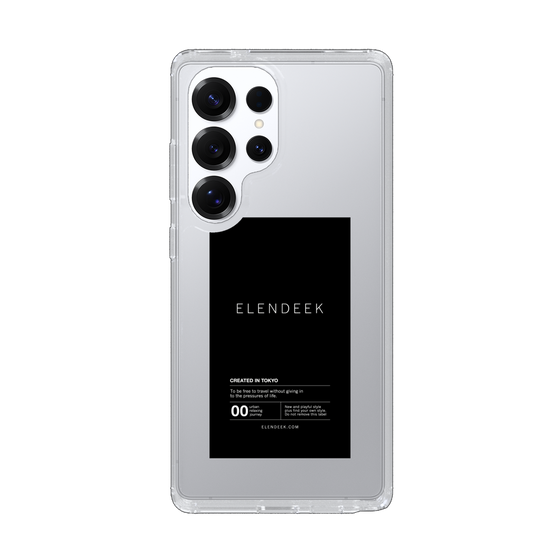 Slim Protection Case［ ELENDEEK - Logo Sticker - Black ］
